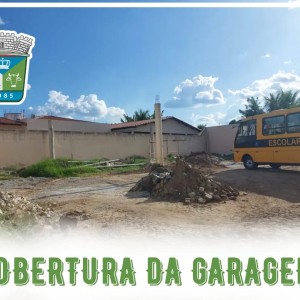 Cobertura da Garagem dos ônibus escolares.